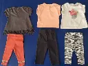 Ensemble fille haut plus pantalon ou jupe