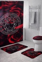 Rideaux de toilette imprime