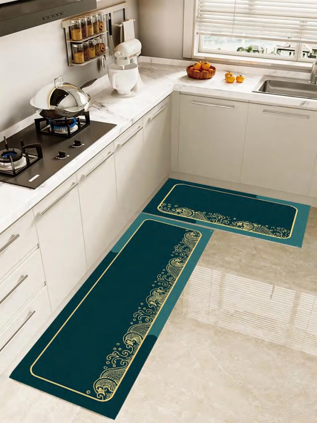 TAPIS 3D CUISINE 50cm*80cm+50cm*160cm TP10005